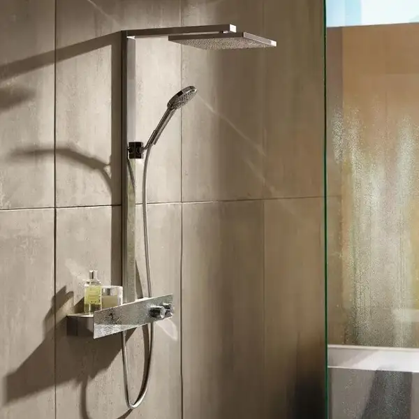 HANSGROHE Душевая система Raindance E 300 1jet Showerpipe 350 ST (27361000) фото 3 Aquada.com.ua