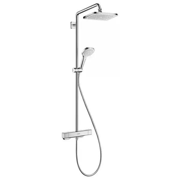 Душевая система с термостатом Hansgrohe Croma E (цвет - хром) (27630000) фото 1 Aquada.com.ua