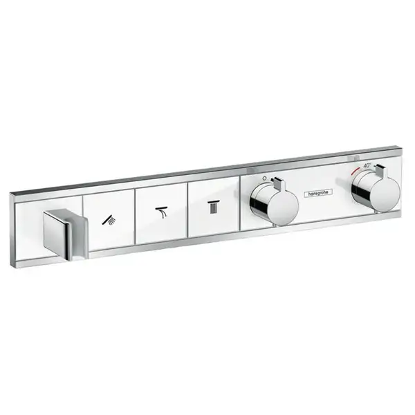 Душевая система скрытого монтажа с термостатом Hansgrohe rainselect 460 х 300 2jett (наружная и скрытые части) (35275002) фото 2 Aquada.com.ua Душевая система скрытого монтажа с термостатом Hansgrohe rainselect 460 х 300 2jett (наружная и скрытые части) (35275002) фото 2 Aquada.com.ua