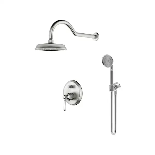 Душевая система скрытого монтажа Imprese Hydrant (цвет - brushed nickel) (ZMK031806110) фото 1 Aquada.com.ua