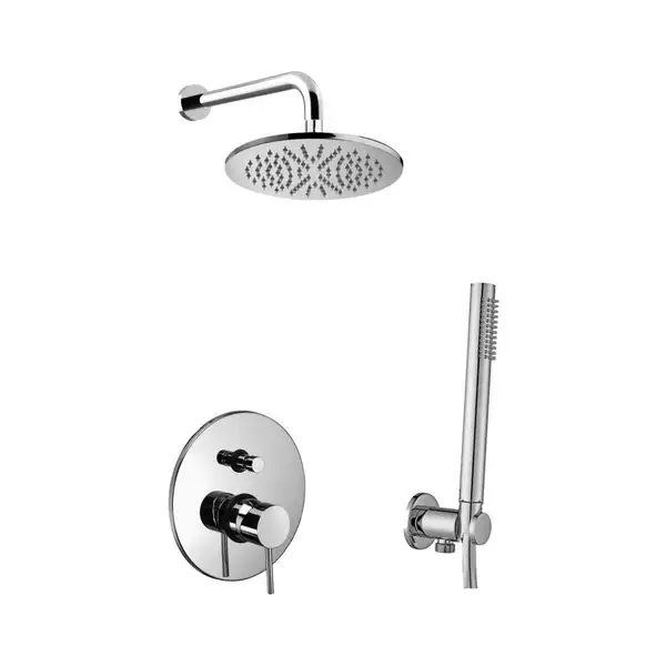 Paffoni Light Душова система прихована, хром (KITLIG015CR)