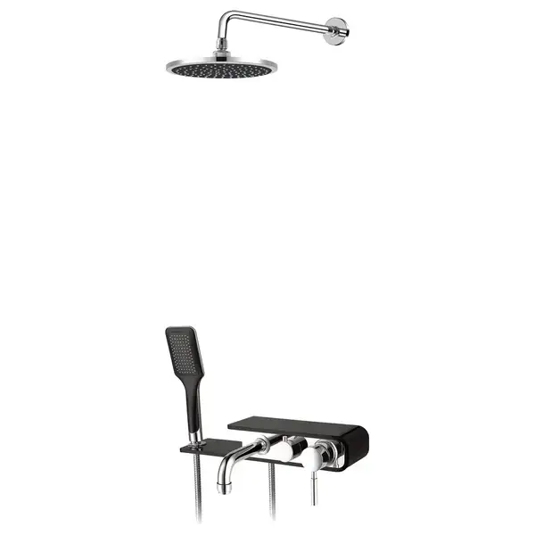 Душова система Qtap BLA 1111 (QT1111BLA) фото 1 Aquada.com.ua Душова система Qtap BLA 1111 (QT1111BLA) фото 1 Aquada.com.ua
