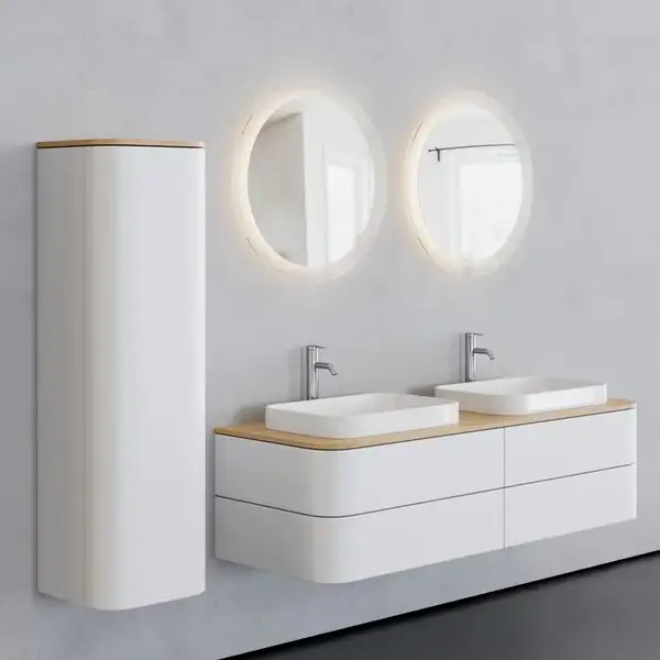 Зеркало с LED подсветкой версия «sensor» Duravit Happy D.2 Plus Ø 70 см (HP7480S0000) фото 2 Aquada.com.ua Зеркало с LED подсветкой версия «sensor» Duravit Happy D.2 Plus Ø 70 см (HP7480S0000) фото 2 Aquada.com.ua