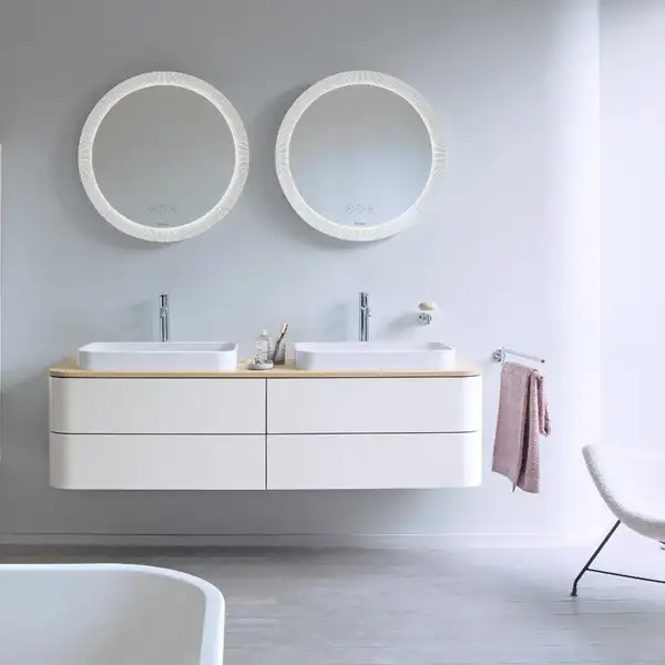 Зеркало с LED подсветкой версия «icon» Duravit Happy D.2 Plus Ø 70 см (HP7485G0000) фото 4 Aquada.com.ua Зеркало с LED подсветкой версия «icon» Duravit Happy D.2 Plus Ø 70 см (HP7485G0000) фото 4 Aquada.com.ua