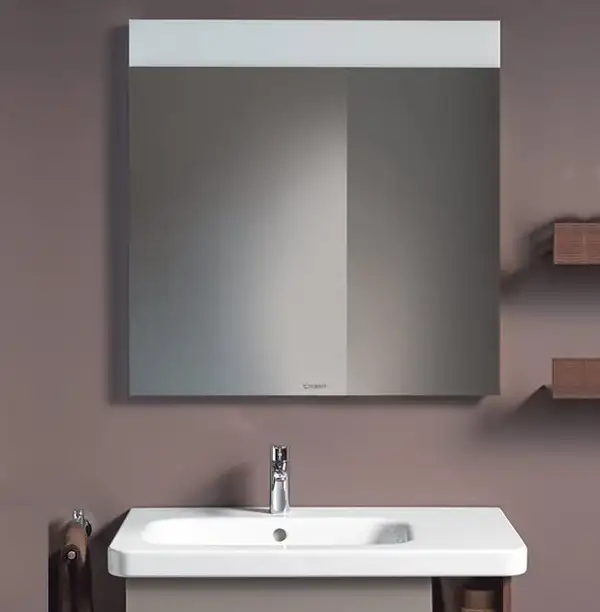 Зеркало с подсветкой Duravit 600 х 700 мм, без выключателя, алюминий (LM7835) фото 2 Aquada.com.ua