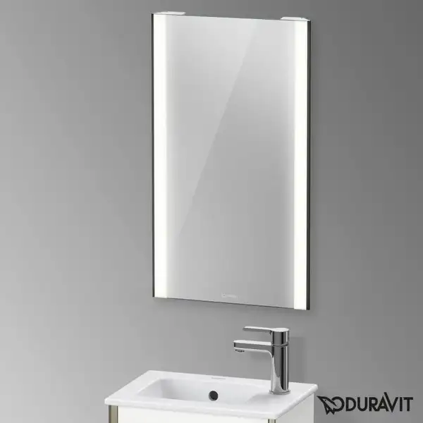 Зеркало с LED подсветкой Duravit XViu 45 х 4 х h80 см, версия "sensor" (XV70300B2B2) фото 2 Aquada.com.ua Зеркало с LED подсветкой Duravit XViu 45 х 4 х h80 см, версия "sensor" (XV70300B2B2) фото 2 Aquada.com.ua