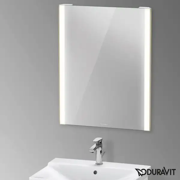 Зеркало с LED подсветкой Duravit XViu 62 х 4 х h80 см, версия "sensor" (XV70310B1B1) фото 2 Aquada.com.ua Зеркало с LED подсветкой Duravit XViu 62 х 4 х h80 см, версия "sensor" (XV70310B1B1) фото 2 Aquada.com.ua