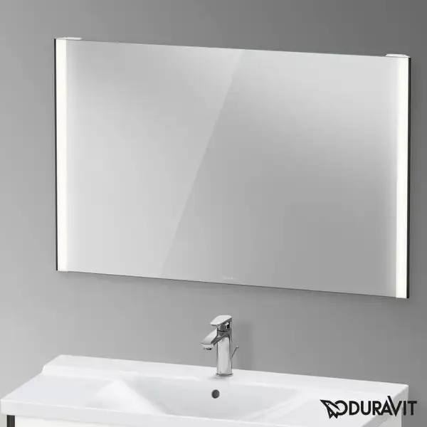 Зеркало с LED подсветкой Duravit XViu 122 х 4 х h80 см, версия "sensor" (XV70340B2B2) фото 2 Aquada.com.ua Зеркало с LED подсветкой Duravit XViu 122 х 4 х h80 см, версия "sensor" (XV70340B2B2) фото 2 Aquada.com.ua