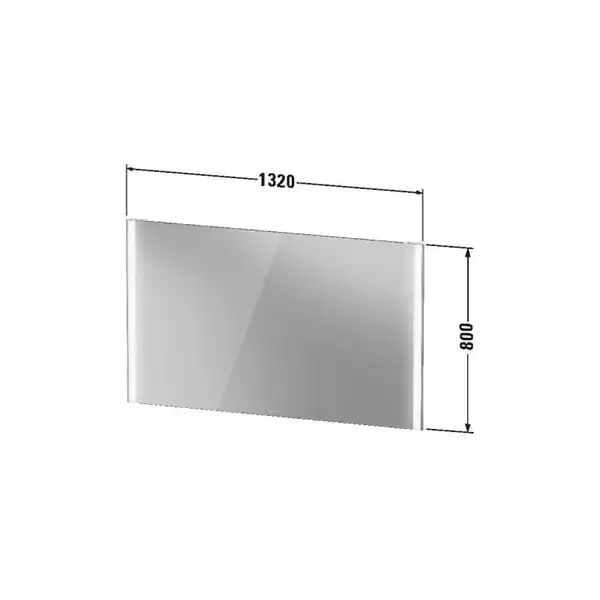 Зеркало с LED подсветкой Duravit XViu 132 х 4 х h80 см, версия "sensor" (XV70350B1B1) фото 4 Aquada.com.ua Зеркало с LED подсветкой Duravit XViu 132 х 4 х h80 см, версия "sensor" (XV70350B1B1) фото 4 Aquada.com.ua