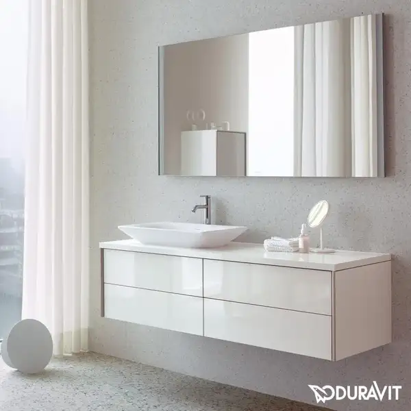 Зеркало с LED подсветкой Duravit XViu 142 х 4 х h80 см, версия "sensor" (XV70360B2B2) фото 2 Aquada.com.ua