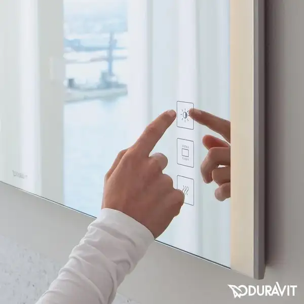 Зеркало с LED подсветкой Duravit XViu 62 х 4 х h80 см, версия "icon" (XV70410B1B1) фото 3 Aquada.com.ua Зеркало с LED подсветкой Duravit XViu 62 х 4 х h80 см, версия "icon" (XV70410B1B1) фото 3 Aquada.com.ua