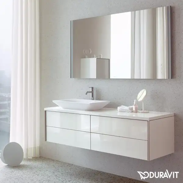 Зеркало с LED подсветкой Duravit XViu 142 х 4 х h80 см, версия "icon" (XV70460B2B2) фото 2 Aquada.com.ua