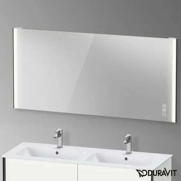 Зеркало с LED подсветкой Duravit XViu 162 х 4 х h80 см, версия "icon" (XV70470B2B2) фото 2 Aquada.com.ua