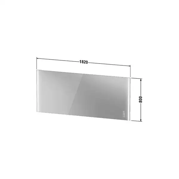 Зеркало с LED подсветкой Duravit XViu 182 х 4 х h80 см, версия "icon" (XV70480B2B2) фото 4 Aquada.com.ua Зеркало с LED подсветкой Duravit XViu 182 х 4 х h80 см, версия "icon" (XV70480B2B2) фото 4 Aquada.com.ua
