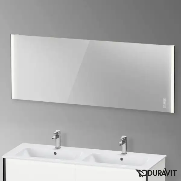 Зеркало с LED подсветкой Duravit XViu 202 х 4 х h80 см, версия "icon" (XV70490B2B2) фото 2 Aquada.com.ua