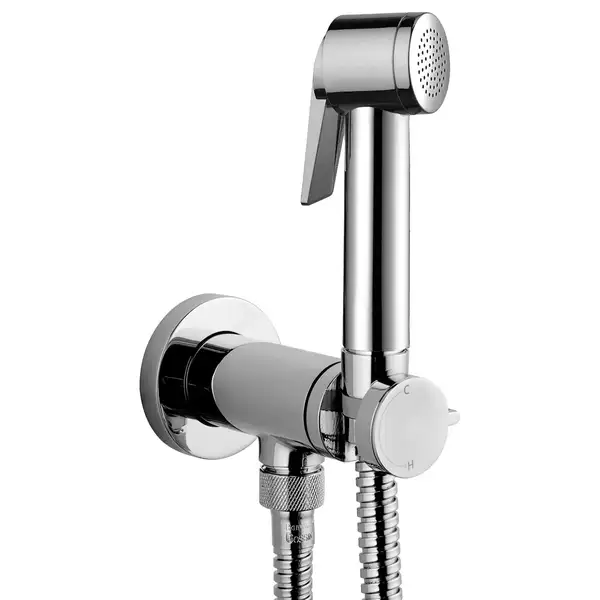 Гигиенический душ (бидетка) Bossini Paloma Flat (цвет - хром) (E37011B00030015) фото 1 Aquada.com.ua