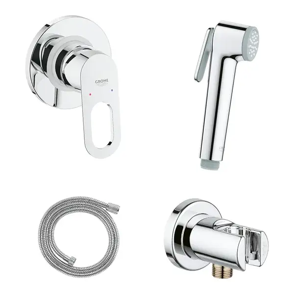 Душовий гарнітур для біде Grohe BauLoop (111042) Душовий гарнітур для біде Grohe BauLoop (111042)