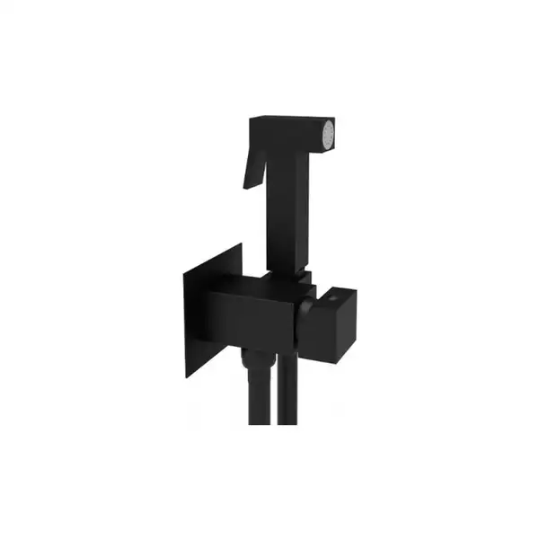 Paffoni Tweet Square Mix Гігієнічний душ, чорний матовий (ZDUP112NO)