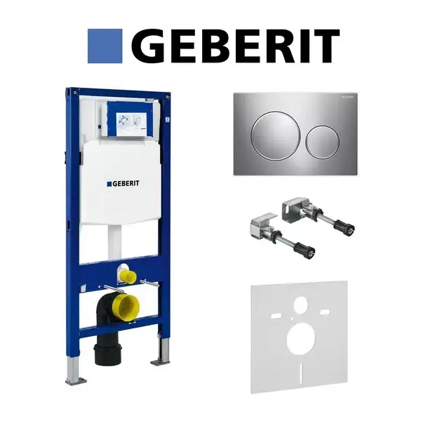 Инсталляция Geberit Duofix (3-в-1) в комплекте с клавишей Sigma 20, хром/мат (111.300.00.5+156.050.00.1+111.815.00.1+115.882.KH.1) фото 1 Aquada.com.ua Инсталляция Geberit Duofix (3-в-1) в комплекте с клавишей Sigma 20, хром/мат (111.300.00.5+156.050.00.1+111.815.00.1+115.882.KH.1) фото 1 Aquada.com.ua