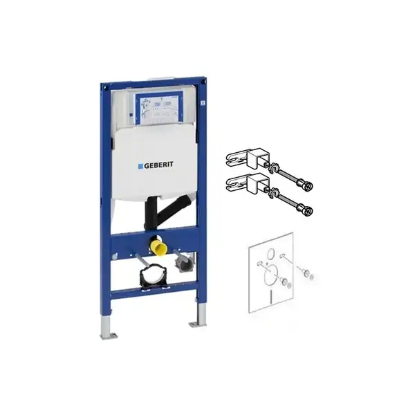 Инсталляция Geberit Duofix UP320 111.370.00.5 (3-в-1) комплект (без клавиши)(функция удаления запахов) (111.370.00.5 + 111.815.00.1) фото 4 Aquada.com.ua