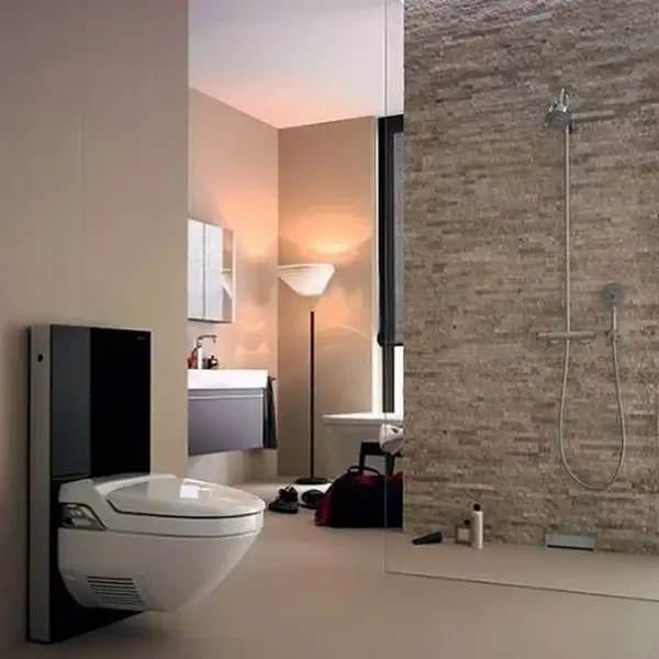 Инсталляция для унитаза Geberit Monolith Premium 131.024.SJ.1 (стекло черное) Geberit AquaClean 8000 высота 101 см (131.024.SJ.1) фото 2 Aquada.com.ua
