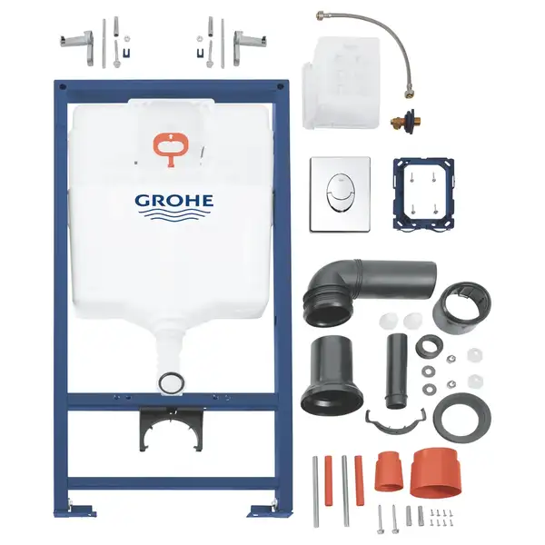 Grohe Rapid SL Система інсталяції для унітазу, хром (38721001) Grohe Rapid SL Система інсталяції для унітазу, хром (38721001)
