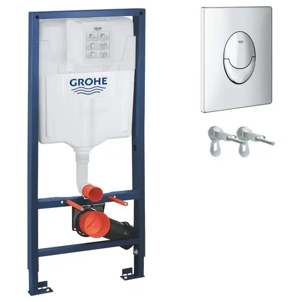 Grohe Rapid SL Система інсталяції для унітазу, хром (38721001) Grohe Rapid SL Система інсталяції для унітазу, хром (38721001)