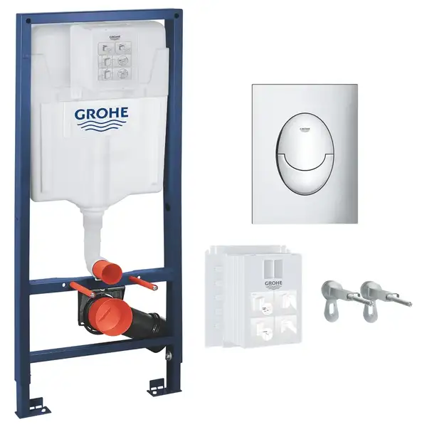 GROHE инсталляция для подвесного  унитаза Rapid SL 3в1 (39503000) фото 1 Aquada.com.ua