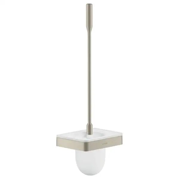 Ёршик подвесной Axor Universal Accessories, матовый никель/стекло белое, матовое (42835820) фото 1 Aquada.com.ua Ёршик подвесной Axor Universal Accessories, матовый никель/стекло белое, матовое (42835820) фото 1 Aquada.com.ua