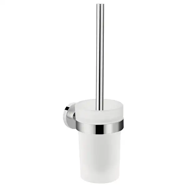 HANSGROHE Туалетная щетка с тумблером, настенная, хром Logis (41722000) фото 1 Aquada.com.ua