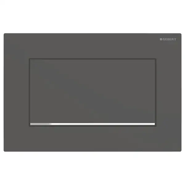 Смывная клавиша Geberit Sigma 30 смыв/стоп, с креплением на винтах (матовый чёрный/глянцевый хром), с легкоочищаемой поверхностью (115.893.14.1) Смывная клавиша Geberit Sigma 30 смыв/стоп, с креплением на винтах (матовый чёрный/глянцевый хром), с легкоочищаемой поверхностью (115.893.14.1)