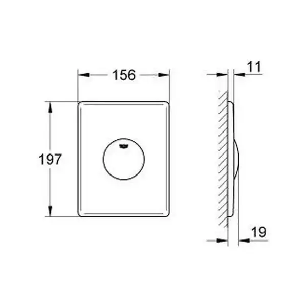 Накладна панель Grohe Skate (37547SH0)