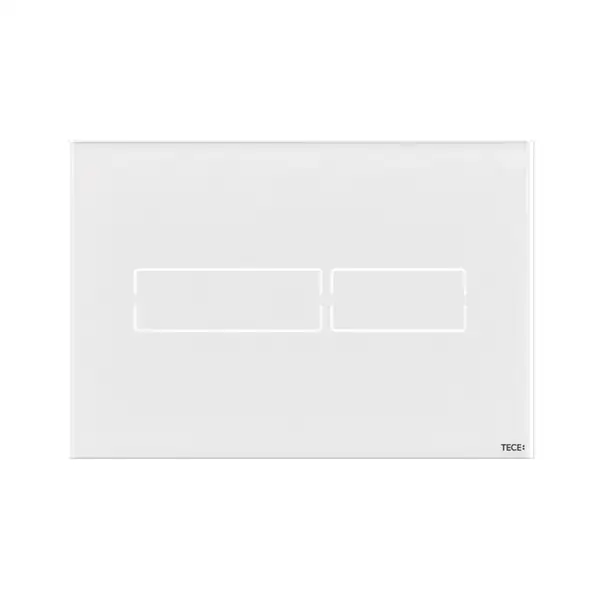 Панель смыва Tece TECElux Mini сенсорная Glass White (9240960) фото 1 Aquada.com.ua