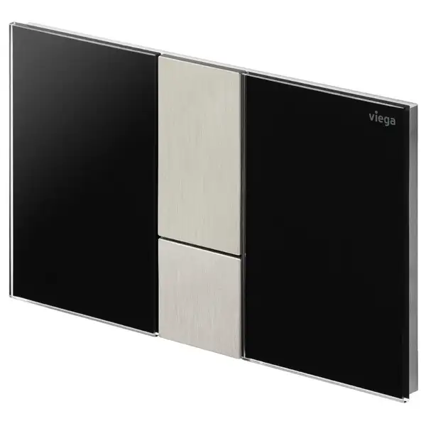 Панель смыва Viega Prevista Visign for Style 24 корпус - чёрный насыщенный, кнопка - нерж. сталь (773328) фото 1 Aquada.com.ua Панель смыва Viega Prevista Visign for Style 24 корпус - чёрный насыщенный, кнопка - нерж. сталь (773328) фото 1 Aquada.com.ua
