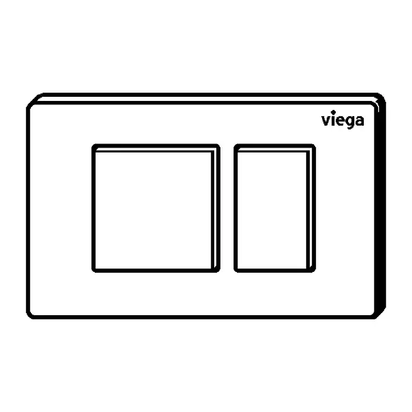 Панель смыва Viega Prevista Visign for Public 10, нерж. сталь неполированная (774349) фото 4 Aquada.com.ua