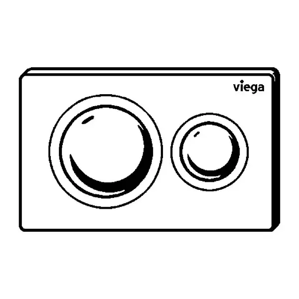 Панель смыва Viega Prevista, пластик чёрный матовый (796389) фото 3 Aquada.com.ua Панель смыва Viega Prevista, пластик чёрный матовый (796389) фото 3 Aquada.com.ua