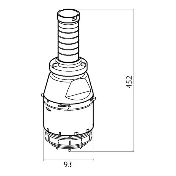 Клапан, що змиває Grohe Servo, білий (42690000)