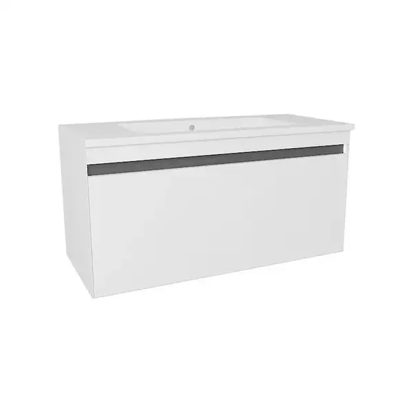 Тумба с раковиной 80 см Devit Up, белый (0W21120W) фото 1 Aquada.com.ua