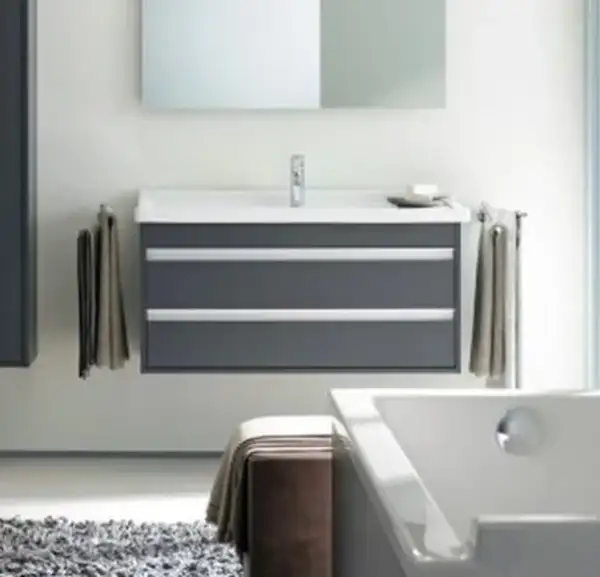 DURAVIT KETHO тумба под умывальник 100*45,5см (графит) (6648-49) фото 1 Aquada.com.ua