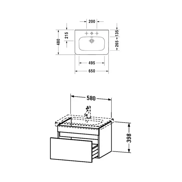 Тумба подвесная 580х448 мм Duravit DuraStyle дуб европейский (DS63805252) фото 3 Aquada.com.ua Тумба подвесная 580х448 мм Duravit DuraStyle дуб европейский (DS63805252) фото 3 Aquada.com.ua