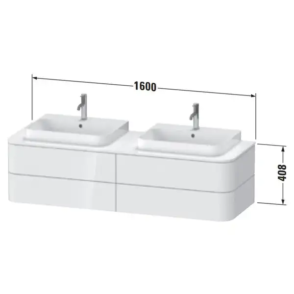 Комплект мебели Duravit Happy D.2 Plus (Happy D.2 Plus) фото 7 Aquada.com.ua
