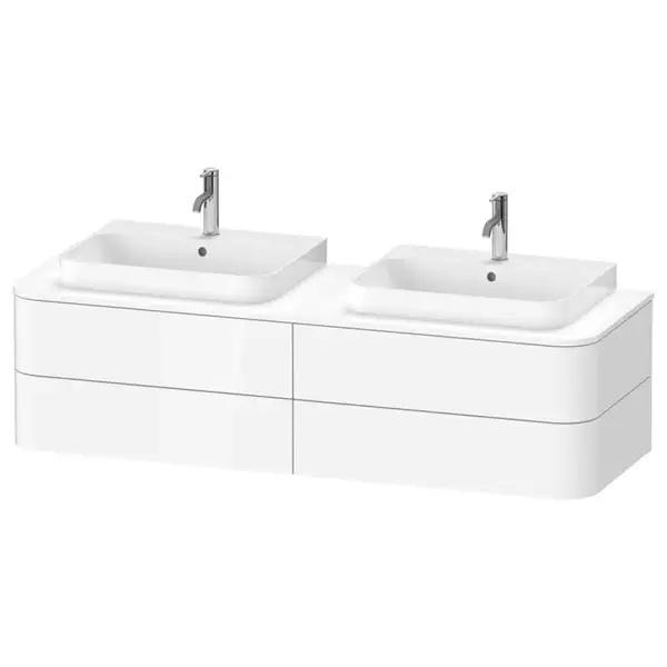 Тумбочка для подвесной консоли Duravit Happy D.2 Plus 160 х 55 см, белый глянец (HP4964B2222) фото 1 Aquada.com.ua Тумбочка для подвесной консоли Duravit Happy D.2 Plus 160 х 55 см, белый глянец (HP4964B2222) фото 1 Aquada.com.ua