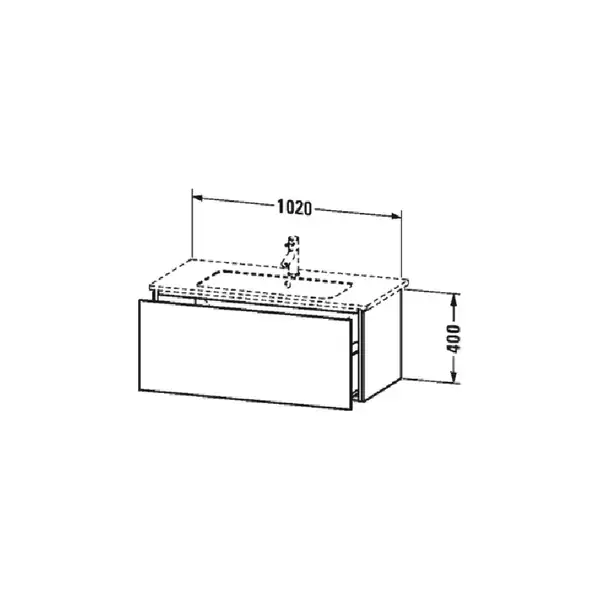 Тумба для раковины подвесная 1020x481 мм Duravit L-cube дуб брашированный (LC614212) фото 2 Aquada.com.ua Тумба для раковины подвесная 1020x481 мм Duravit L-cube дуб брашированный (LC614212) фото 2 Aquada.com.ua