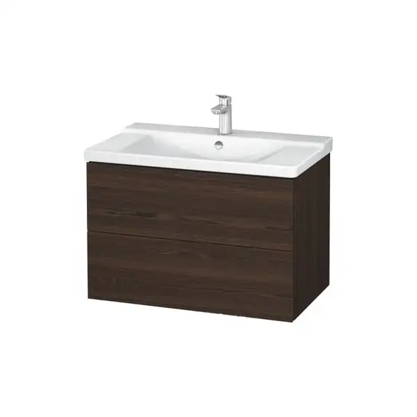 Тумба для раковины подвесная 820х481 мм Duravit L-cube орех брашированный (LC6247/69) фото 1 Aquada.com.ua Тумба для раковины подвесная 820х481 мм Duravit L-cube орех брашированный (LC6247/69) фото 1 Aquada.com.ua