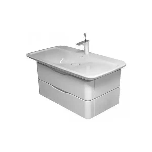 Тумба подвесная Duravit PuraVida 800х450 мм, белая глянцевая (PV676708585) фото 1 Aquada.com.ua Тумба подвесная Duravit PuraVida 800х450 мм, белая глянцевая (PV676708585) фото 1 Aquada.com.ua