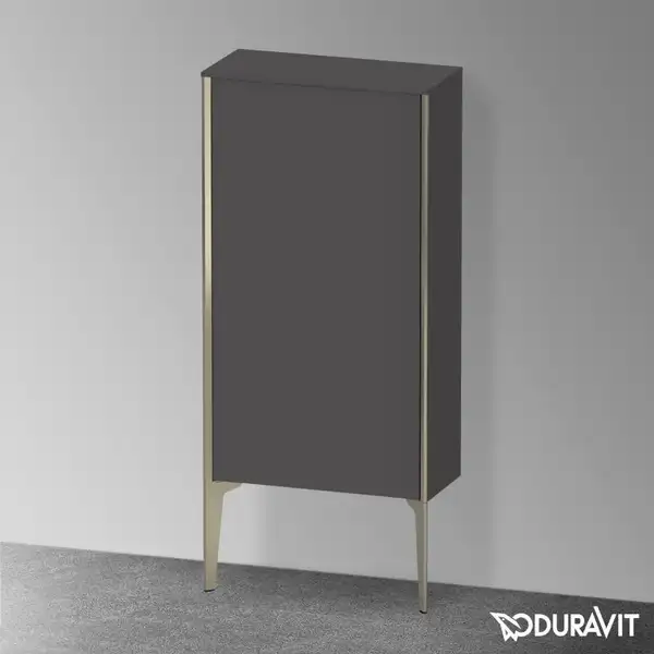 Шкафчик напольный Duravit XViu 50 x 24 х h113 см, графит матовый (XV1306LB149) фото 2 Aquada.com.ua