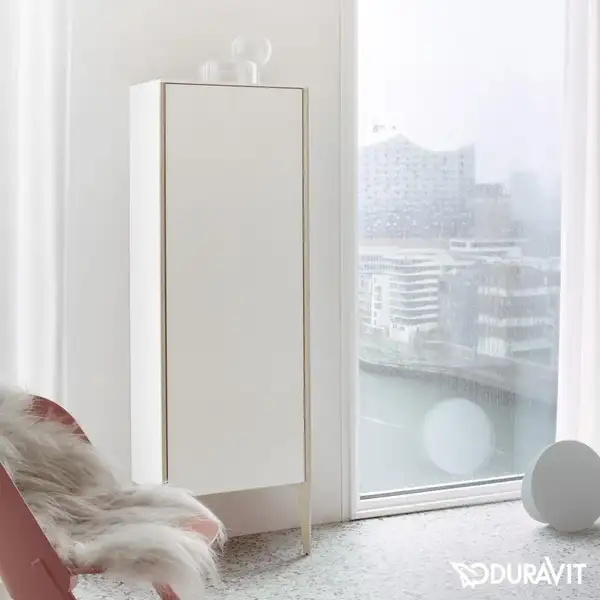 Шкафчик напольный Duravit XViu 50 x 24 х h157 см, белый глянцевый (XV1316LB122) фото 2 Aquada.com.ua Шкафчик напольный Duravit XViu 50 x 24 х h157 см, белый глянцевый (XV1316LB122) фото 2 Aquada.com.ua