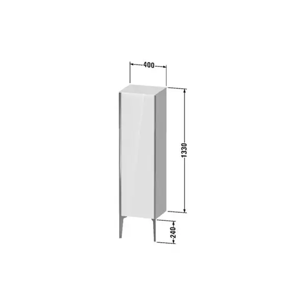Шкафчик напольный Duravit XViu 40 x 36 х h157 см, голубой глянцевый лак (XV1325LB147) фото 2 Aquada.com.ua Шкафчик напольный Duravit XViu 40 x 36 х h157 см, голубой глянцевый лак (XV1325LB147) фото 2 Aquada.com.ua