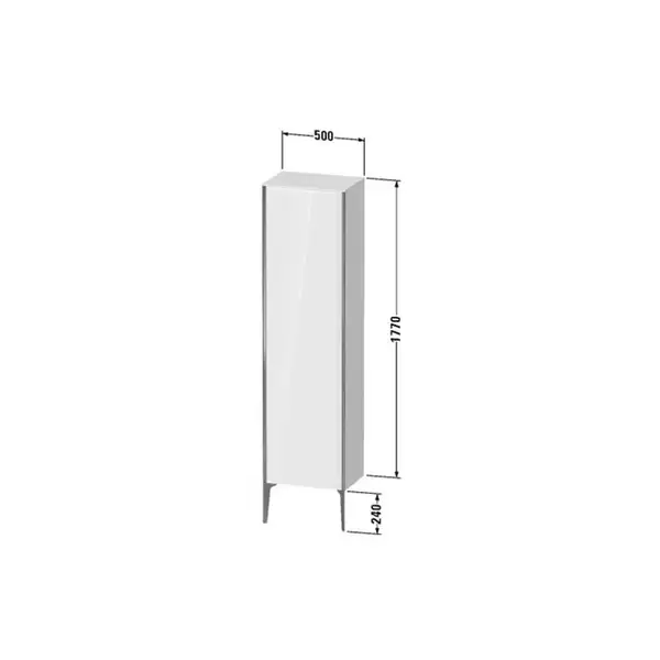 Шкафчик напольный Duravit XViu 50 x 36 х h201 см, голубой глянцевый лак (XV1336LB147) фото 2 Aquada.com.ua Шкафчик напольный Duravit XViu 50 x 36 х h201 см, голубой глянцевый лак (XV1336LB147) фото 2 Aquada.com.ua