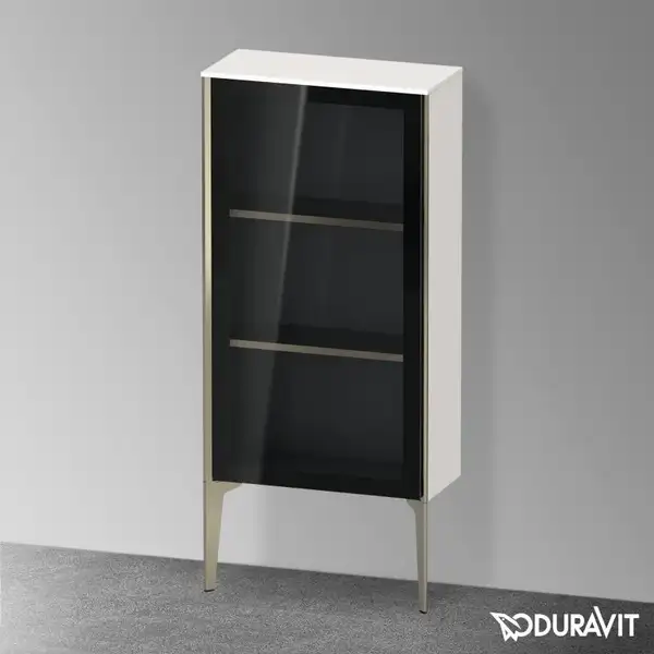 Шкафчик напольный со стеклянными дверцами Duravit XViu 50 x 24 х h113 см, белый глянцевый (XV1361LB122) фото 2 Aquada.com.ua Шкафчик напольный со стеклянными дверцами Duravit XViu 50 x 24 х h113 см, белый глянцевый (XV1361LB122) фото 2 Aquada.com.ua